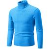 Men'S Knitwear Men'S Autumn And Winter New European And American High Neck Fried Dough Twists Sweater Underlay Sweater Warm