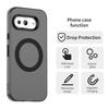 Solid Color Wireless Charge Magnetic Phone Case For Google Pixel 9A 9 Pro XL 8 Pro 8A Shockproof TPU Soft Edge Hybird Matte Hard PC Back Cover