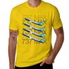 737 MAX Familiy TShirt Baggy Shirts Cute Clothes Tshirts for Men