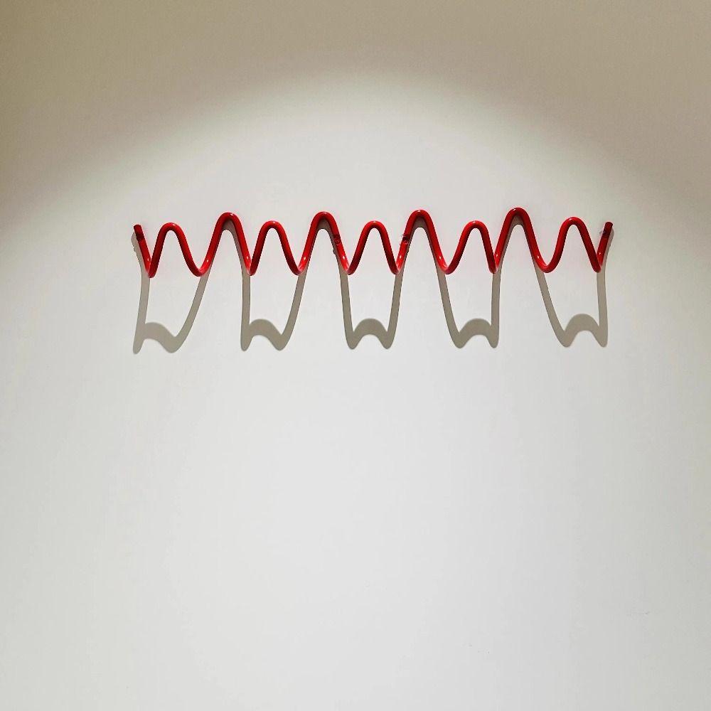 Wavy Shape Door Back Clothes Hook Waterproof Key Hook Rack Metal Wall Hook for Kitchen Bedroom