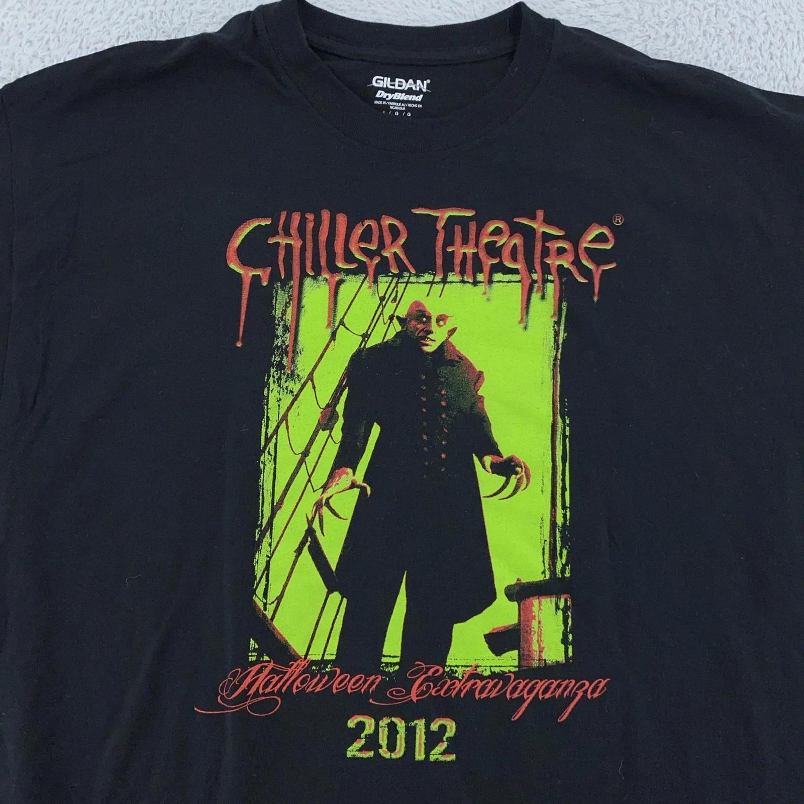 

2012 Chiller Theatre Expo T-Shirt Large Halloween Extravaganza Staff Horror Con XL