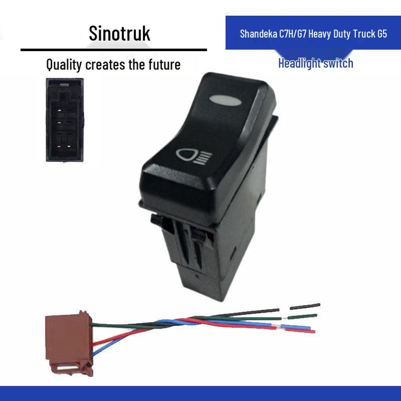 Rocker Switch for Shandeka C7H/G7 Heavy Duty Truck G5 Water Spray Modification Alarm