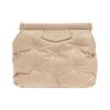 Maison Margiela Glam Slam Logo Tag Quilted Effect Grain Nappa Leather Handheld Shoulder Crossbody Bag Small Women bags Light-Brown SB1WG0028P4300T2070