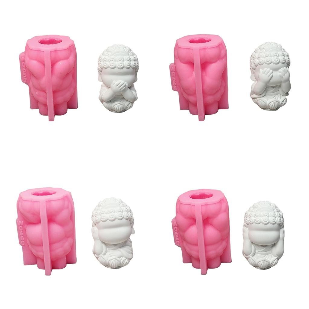 Religious Statue Silicone Candle Molds Epoxy Resin Molds for Making Candle Soap Chocolate Candy Cake Fondant Decoration
