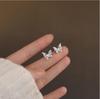 S925 Sterling Silver Butterfly Stud Earrings: Elegant, High-Class Design for Women, 2023 Summer Collection