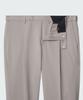 Musinsa Standard Wide Hidden Banding Slacks [Light Beige]