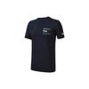 Fila Athletics Solid Color Letter Logo Round Neck Sports Simple Comfortable Casual Knit Short Sleeve T-Shirt Men T-Shirt Dark-Blue A11M231120F-NV