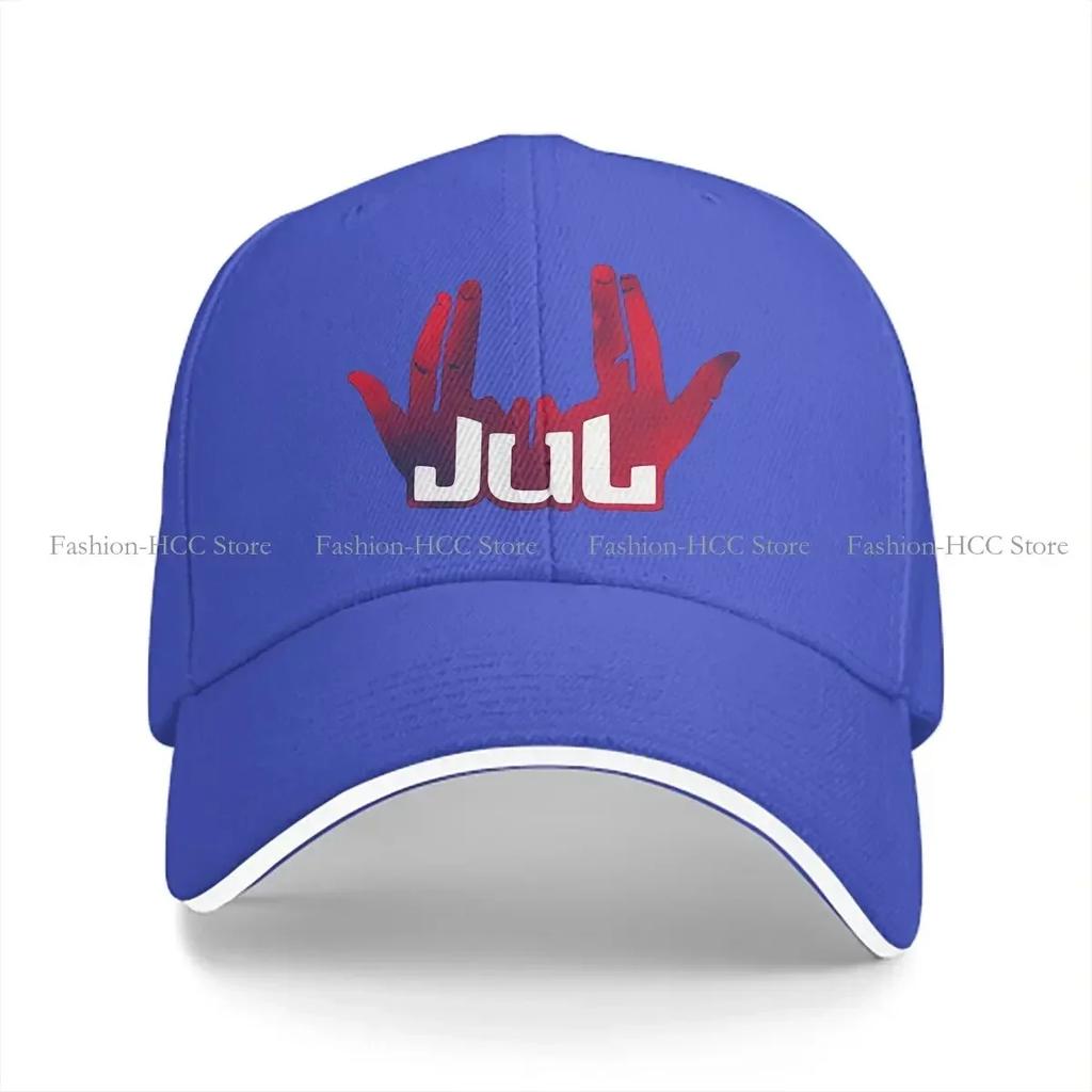 Washed Unisexs Baseball Cap Red Trucker Snapback Caps Dad Hat JUL