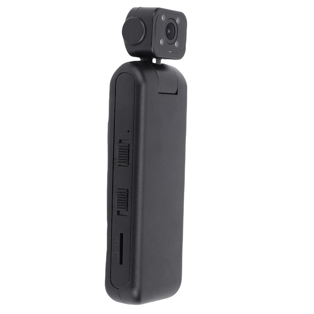 Portable Camcorder 2K HD 355 Degree Rotatable Wide Angle Lens Anti Shake Video Camera with Back Clamp