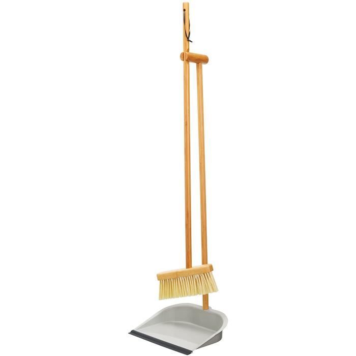 Pelle et brosse - KitchenCraft - Living Nostalgia - Bois - Naturel et gris