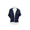 LA VITA JUNKO Button Up Hood Short Sleeve Vest Ltsvt003 
