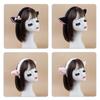 Sheep Animal Costume Accessories Sheep Headband Sheep Tail Skirt Halloween Lamb Outfit for Women Girl Halloween Cosplay