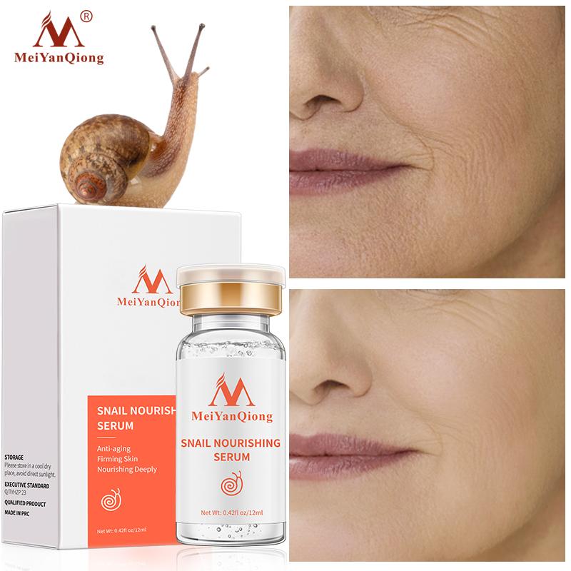 Anti-Aging Schnecken- und Goldessenz, feuchtigkeitsspendende Hyaluronsäure, feuchtigkeitsspendendes, nährendes Gesichtsserum, 12 ml