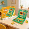 Kids Learning Computer With Music Cute Cartoon Design Attracts Kids. Home Preschool Learning Activities