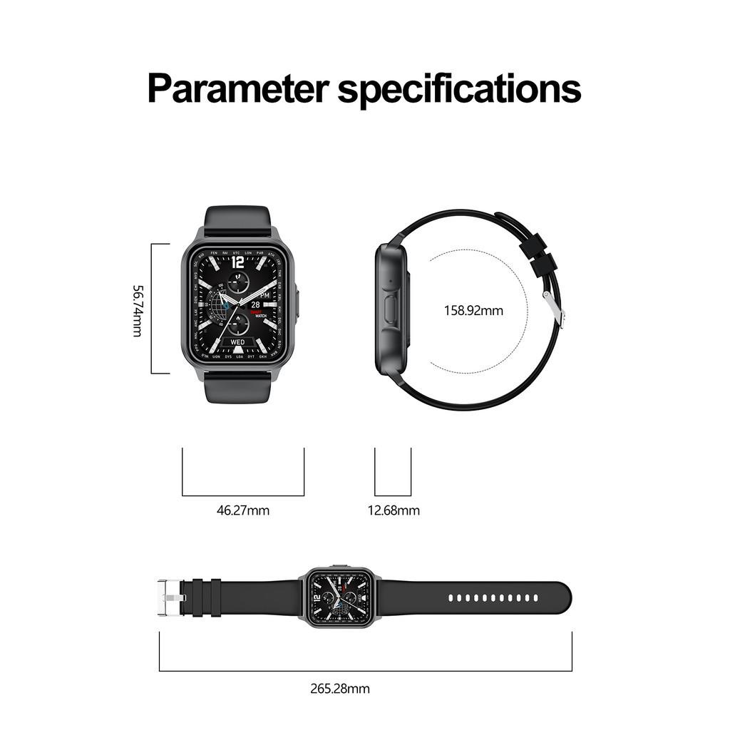 ZW36 Smart Watch Bluetooth-Anruf Herren Gesundheitsüberwachung IP68 wasserdicht Sportmodus Smartwatch