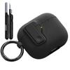 (Sandstone) New Case for Airpods 4th Generation Rugged Protection with Secure Lock for Airpods 4/Pro 2/Pro Case with Cleaner Pen
