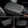 PU Leather Car Armrest Pad Cover Auto Accessories Center Console Box Cushion Mat