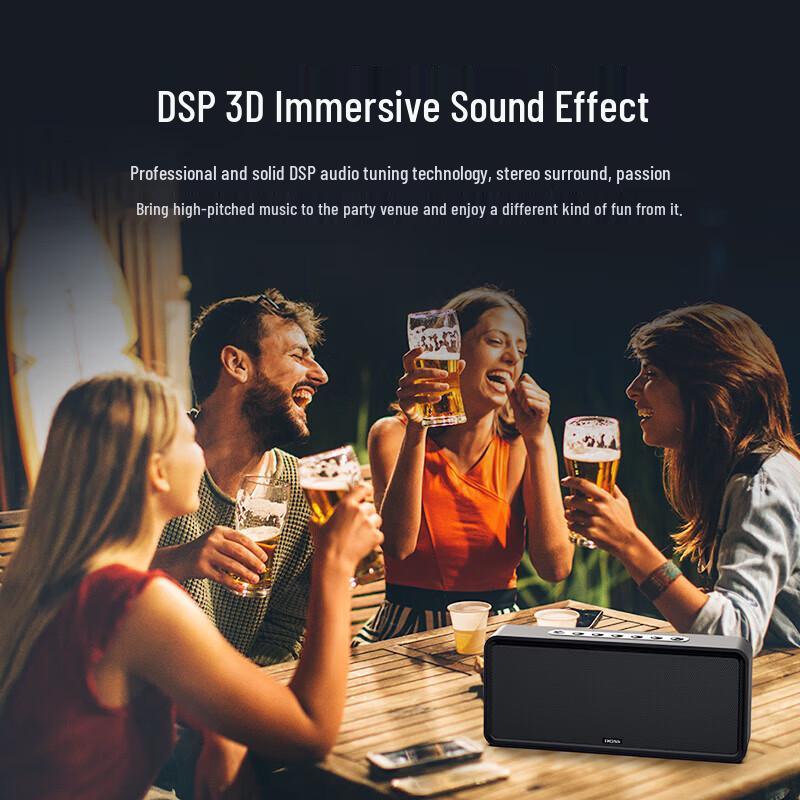 DOSS DS-1833 HIFI Bluetooth Home Theater Speaker with 32GB Memory Card (CN Version)