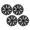 4PCS 19in Wheel Hub Cap Bright Black Hubcap Wheels Rim Covers Replacement for Tesla Model Y 2021 To 2024