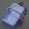 Scatola Sigillata Impermeabile per Immersioni con Gancio per Cordino Trasparente Sott'acqua Galleggiante Custodia Ermetica per Surf Canoa Kayak