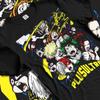 T-shirt My Hero Academia Bakugo Anime Manga Giapponese Oversize Y2k Casual Lento da Uomo Cotone Alta Qualità Streetwear Harajuku Abbigliamento Femminile Maschile