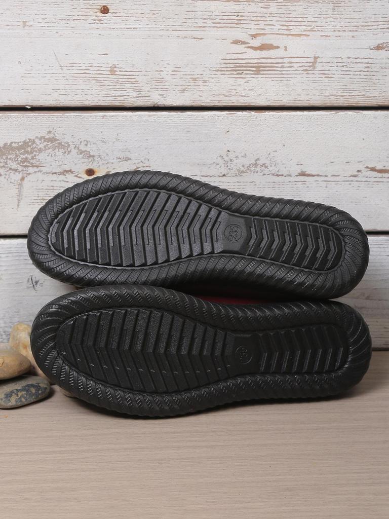 Women's Soft Sole Loafers: Comfortable, Non-Slip, Lightweight Slip-On Leather Shoes for Middle-Aged & Elderly
