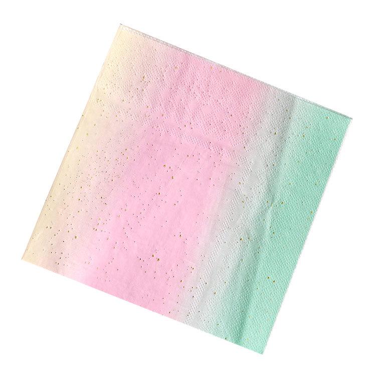 Disposable Rainbow Paper Plates and Cutlery Set for Parties and Dinner