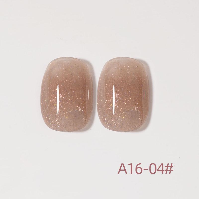 Versatile Pearlescent Iridescent Glitter Gel Polish 2024 - High-Density Flash Nail Art UV Gel