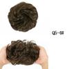 MISS WIG Straight Donut Chignon Hairpieces Synthetic Ombre Elastic Chignon Fluffy Messy Scrunchies Hair Bun for Women
