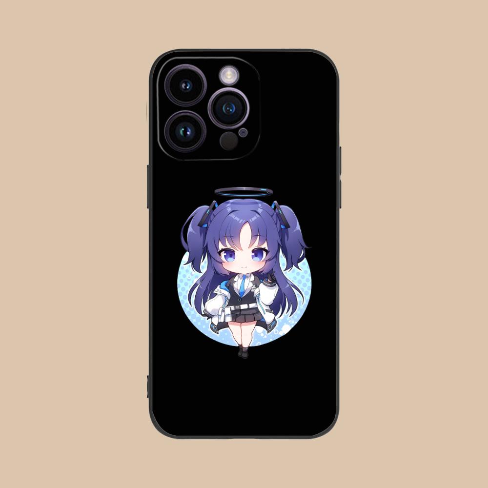 Blue Archive Yuuka Matte TPU Mobile Phone Case for iPhone 17 16 15 14 13 12 11 X XR XS 8 7 Air Pro Max Plus Mini Colorful Cover