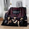 Babymetal combination warm printed blanket, office lounge sofa blanket, flannel household blanket multifunctional blanket