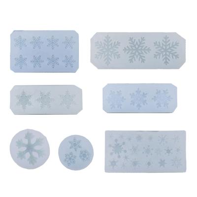 Weihnachtsbackform Schneeflockenform Silikon Handwerkzeug für handgemachte Desserts Kerzen und Zuckerhandwerk