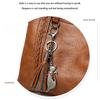 Retro style woven handbag shoulder messenger bag