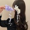Long Hair Claw Flower Side Hairgrips New Dress Accessories  Headwear Gift