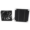 Kit Ventola Pannello Solare Silicio Monocristallino 5W 5V Kit Ventola di Scarico Pannello Fotovoltaico Solare