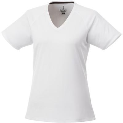 Womens/Ladies Amery Short Sleeve Cool Fit V-Neck T Shirt