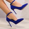 Fashion 2025 Brand Ladies Shoes Buckle Strap Women's High Heels Fashion Shallow Office and Career Sexy Pointed Toe Heels Women Zapatos