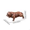 Dog Figurine Animal Brass Statue Tabletop Ornament for Cabinet Table Showcase