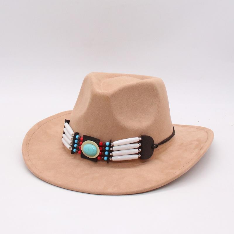 

Literary And Retro Ethnic Style Hat Belt Straw Hat Top Hat Cowboy Hat Special Belt Accessories Retro Decorative Strap One size fits all (j taoniu)