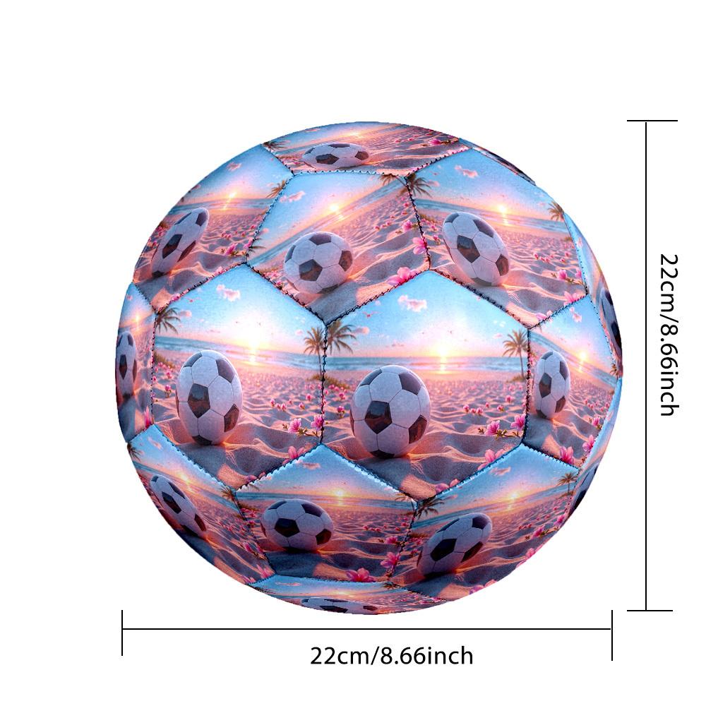 Beach Soccer Sunset Ball Soccer Ball Size 5 Football Machinestitched Indooroutdoor Universal Football Perfect Gift For Sports Enthusiasts Luxury Gift