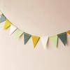 16Pcs Pull The Flag Background Dcoration Triangular Flags Baby Bride Gift Party Birthday Party Decoration Wedding Party Banner