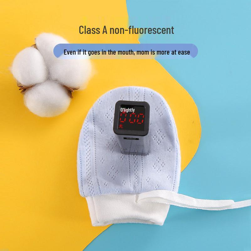 Breathable Baby Anti-Scratch Teething Gloves - Newborn Infant Mittens for All Seasons