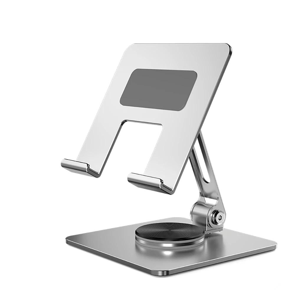 

Metal Foldable Lifting Phone Holder Lazy Desktop Holder Swivel Tablet Stand Holder for IPad Pro Air Mini 10 11 12 13 Inch серебряный