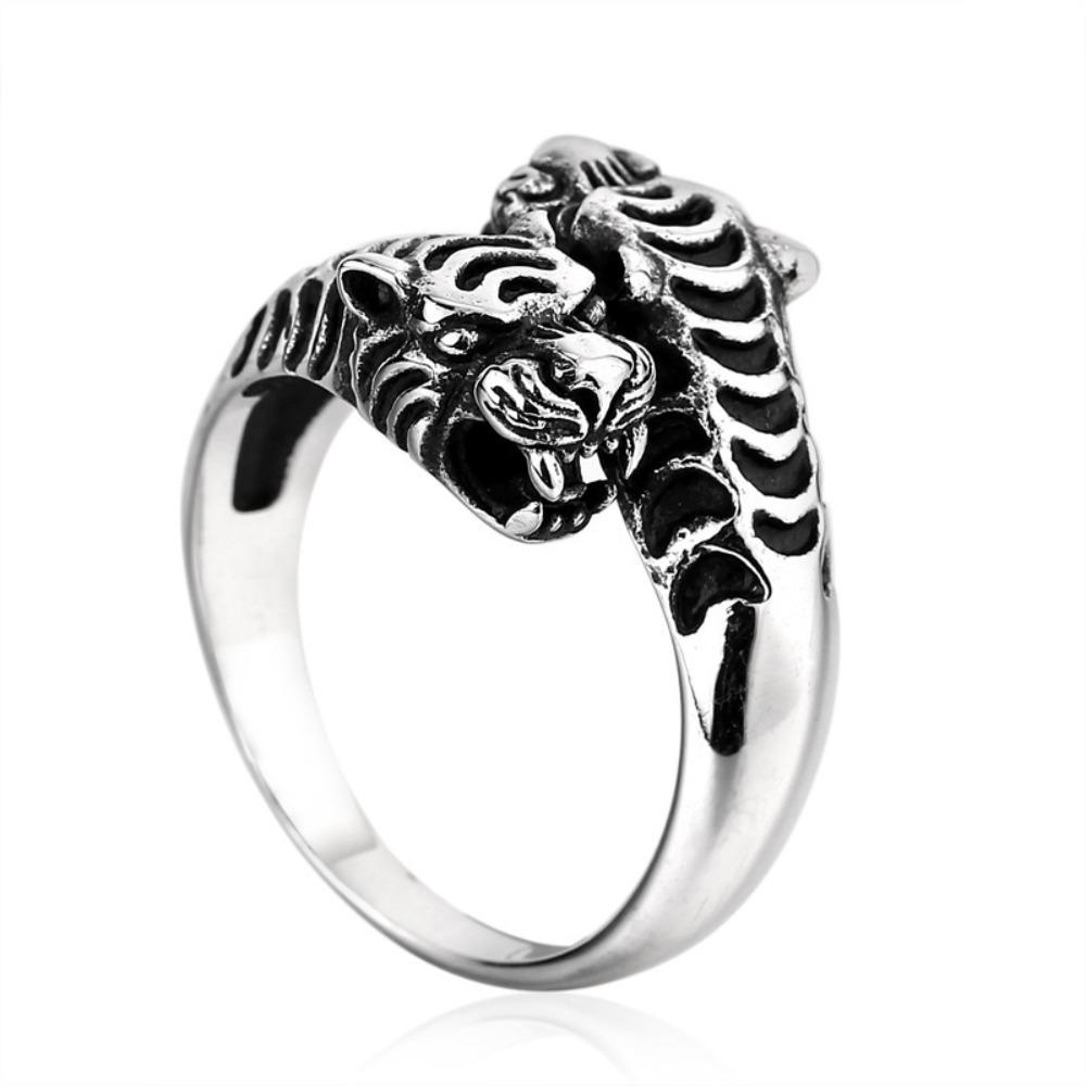 Ring Jewelry Retro Personalized Snake Python Men's and Women's Metal Rings