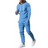 Suit Trend Fashion Fitness Clothes Sports Suit Hooded Clothes Sportswear Pants Sportswear Top Pants Suit
