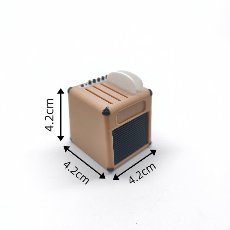 3D Printed Ukulele Guitar Pick Box & Simulation Speaker Desktop Ornament