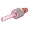 2 In 1 Bluetooth Wireless Speaker Handheld Microphone with LED Light for Home Karaoke LivePink