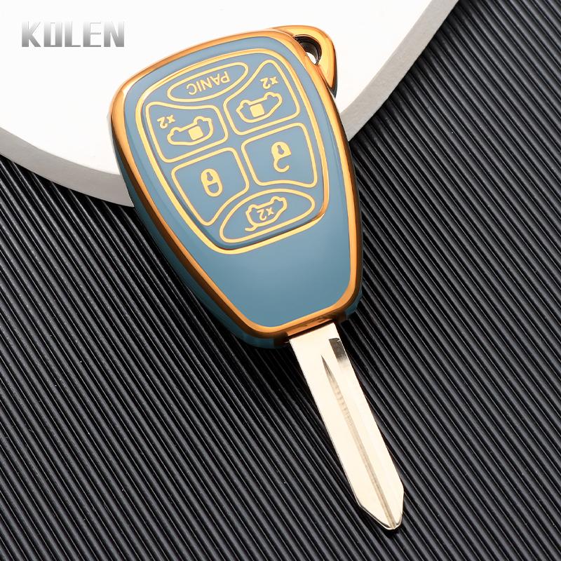 New Tpu Car Key Case Cover Shell For Chrysler 300 Pt Cruiser Sebring Dodge Caliber Nitro Jcuv For Jeep Compass Liberty Compass