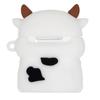 Cute Cow Funny 3D Cartoon Case for Airpods 1st Generation 2nd Case Shockproof Charging Cover for Airpods Pro Pro2 with Carabiner