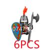 MOC Building Blocks Medieval Character Accessories Warhorses Militiamen Dragons Castles Knights Brick Gifts Toy Helmets Shields